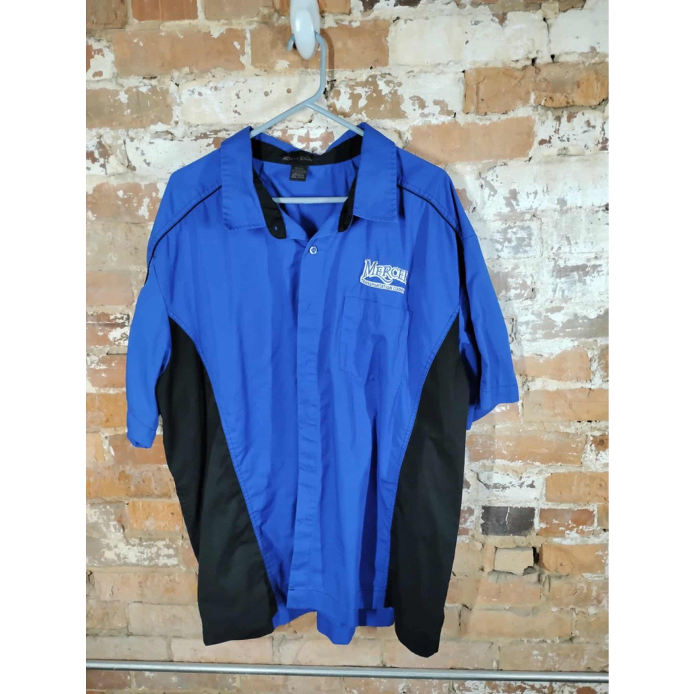 Vtg Mercer Transportation Short Sleeve North End‎ Shirt 3XL